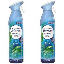 Febreze Air Mist Freshener Ocean Escape – Long-Lasting Odor Eliminator Spray for Car, Home, Office, Bathroom & Any Room | 185ml Scented Spray with Refreshing Fragrance
