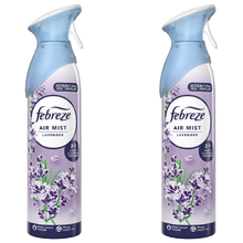 Febreze Air Mist Freshener Lavender – Long-Lasting Odor Eliminator Spray for Home, Car, Office, Bathroom & Any Room | 185ml Scented Spray with Refreshing Lavender Fragrance