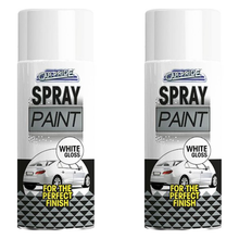Car-Pride All-Purpose White Gloss Spray Paint 400ml – Quick & Easy Spraying for Cars, Vans, Bikes – High Gloss Finish, Smooth Coverage, Durable Protection