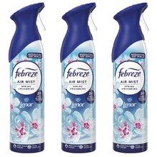 Febreze Air Mist Freshener - Lenor Spring Awakening Scent | Eliminates Odours in Car, Home, Office, Bathroom & Any Room | Long-Lasting Fragrance | 185ml Scented Spray for Household & Workspaces