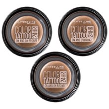 Maybelline Colour Tattoo 24HR Cream Gel Eyeshadow – On and On Bronze (4g) | Long-Lasting, Smudge-Proof, Intense Metallic Pigment for Crease-Free Wear