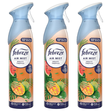 Febreze Air Mist Freshener - Fruity Tropics Scent | Eliminates Odors in Car, Home, Office, Bathroom & Any Room | Long-Lasting Fragrance | 185ml Scented Spray for Household & Workspaces