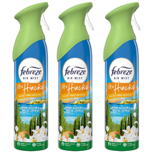 Febreze Air Mist Freshener – Orange Blossom & Coastal Cypress Scent | Long-Lasting Odor Eliminator for Car, Home, Office, Bathroom & Any Room | 185ml Scented Spray | Fresh & Invigorating Fragrance