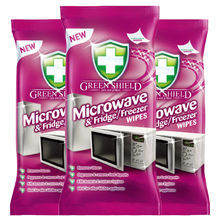 Greenshield Anti-Bac Wipes – Multi-Purpose Kitchen Cleaner for Microwave, Fridge & Freezer | Odor Remover, Degreaser & Food Deposit Cleaner | 50 Disinfectant Wipes for Appliances & Surfaces