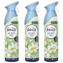 Febreze Air Mist Freshener – White Jasmine Scent | Eliminates Odors in Car, Home, Office, Bathroom & Any Room | Long-Lasting Fragrance | 185ml Scented Spray for Household & Indoor Spaces