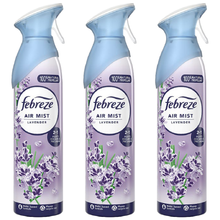 Febreze Air Mist Freshener Lavender – Long-Lasting Odor Eliminator Spray for Home, Car, Office, Bathroom & Any Room | 185ml Scented Spray with Refreshing Lavender Fragrance