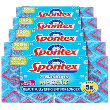 Spontex 2 Washups Mosaik Non-Scratch Sponge – Extra Strong & Durable Cleaning Pad for Kitchen, Tiles & Bathroom – Long-Lasting Scrub Sponge for Tough Stains