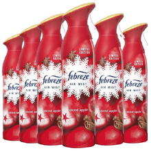 Febreze Air Mist Freshener Spiced Apple – Long-Lasting Odor Eliminator Spray for Home, Car, Office & Bathroom – 185ml Scented Spray with Refreshing Fragrance