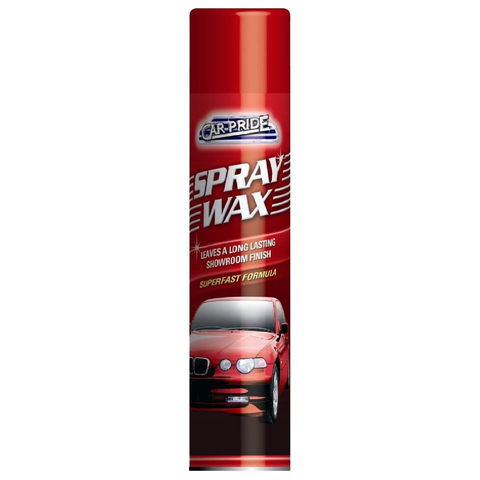 Car Pride Wax Spray Polish – Quick & Easy Formula for Showroom Shine | Protects & Enhances Car Paintwork | Long-Lasting Brilliant Finish | Effortless Application | 300ml Bottle