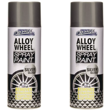 Car Pride Alloy Wheel Scratch Repair Spray – Silver Gloss Aerosol Paint Can 400ml | Remove Scratches & Scuffs, Restores Shine, Professional Finish for Cars, Motorcycles & More