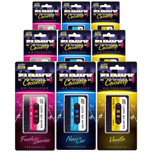 Auto Extras Funky Hanging Cassette Air Fresheners – 3-Pack Gift Set | Fresh Berries, New Car & Vanilla Scents | Long-Lasting Fragrance for Cars, Trucks & Vans | Novelty Retro Car Accessories