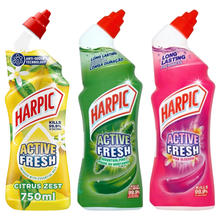 Harpic 3-in-1 Household Cleaning Bundle Gift Set – Pink Blossom, Citrus, Pine 750ml Each – Toilet Cleaner, Bathroom Freshener, Multi-Surface Cleaner – Fresh Scents, Powerful Stain Removal