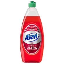 Asevi Spanish Super Concentrated Ultra Red Washing Up Liquid 650ml – Powerful Kitchen Dish Cleaner Removes Tough Grease & Stubborn Stains | Long-Lasting Fresh Scent | Eco-Friendly & Highly Effective Dish Soap