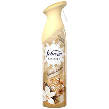 Febreze Air Mist Freshener Vanilla and Magnolia Eliminates Odours Car Home Any Room Office Bathroom Household Long Lasting Fragrances Scented Spray 185ml