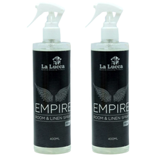 La Lucca Empire Air Freshener 400ml – Long-Lasting Luxury Room Spray for Home, Car & Office – Eliminate Odors with Premium Fragrance Mist – Fresh Scented Air Freshener for Spaces – Perfect Home Fragrance Gift
