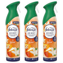 Febreze Air Mist Freshener – Lenor Citrus & White Verbena Scent | Eliminates Odours in Car, Home, Office, Bathroom & Any Room | Long-Lasting Fragrance | 185ml Scented Spray for Household Use