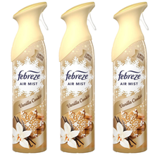 Febreze Air Mist Freshener Vanilla and Magnolia Eliminates Odours Car Home Any Room Office Bathroom Household Long Lasting Fragrances Scented Spray 185ml
