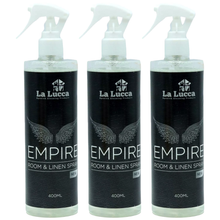 La Lucca Empire Air Freshener 400ml – Long-Lasting Luxury Room Spray for Home, Car & Office – Eliminate Odors with Premium Fragrance Mist – Fresh Scented Air Freshener for Spaces – Perfect Home Fragrance Gift
