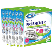 Duzzit Sink Freshener – Powerful Drain Odor Eliminator Sachets (30g) | Easy-to-Use Stainless Steel & Ceramic Sink Deodorizer | Removes Bad Smells Instantly | Long-Lasting Freshness for Kitchen & Bathroom