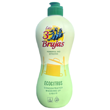 3 Witches Highly Concentrated Ecocitrus Dishwashing Liquid – Powerful Grease & Grime Remover, Cuts Through Stubborn Stains, Eco-Friendly Kitchen Wash-Up Liquid, 500ML for Sparkling Clean Dishes