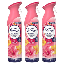 Febreze Air Mist Freshener Spray – Sparkling Bloom Scent | Eliminates Odors in Car, Home, Office, Bathroom & Any Room | Long-Lasting Fragrance | 185ml Scented Spray for Household & Indoor Spaces