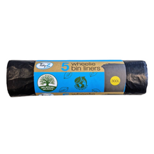 Tidyz Wheely Bin Liners – Heavy Duty 300L Recycling Bags (Roll of 5) | Tear-Resistant, Leak-Proof Premium Bin Bags for Kitchen, Garden, Office & Catering | Durable Waste Sacks for Wheelie Bins