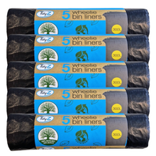 Tidyz Wheely Bin Liners – Heavy Duty 300L Recycling Bags (Roll of 5) | Tear-Resistant, Leak-Proof Premium Bin Bags for Kitchen, Garden, Office & Catering | Durable Waste Sacks for Wheelie Bins