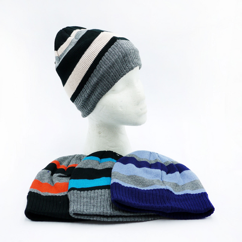 Stylish Boys Beanie with Striped Design & Cozy Lining Perfect for Winter Adventures & Everyday Wear Warm Comfortable and Fashionable Ideal Gift for Kids Trendy Kids Accessories

