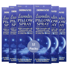 Derma V10 Lavender Pillow Spray 30ml Sleep Mist Relaxing Lavender Room & Linen Spray Bedtime Aromatherapy Pillow Fragrance Calming Sleep Aid Bedroom Linen Freshener Night Time Wellness Gift