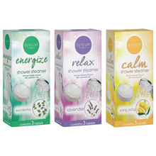 ELYSIUM SPA Shower Steamer Tablets 3 x 30g Ylang Ylang Calm, Aromatherapy Shower Steamers, Relaxing Essential Oil Shower Fizzers, Home Spa Self Care Gift, Stress Relief Bath Alternative