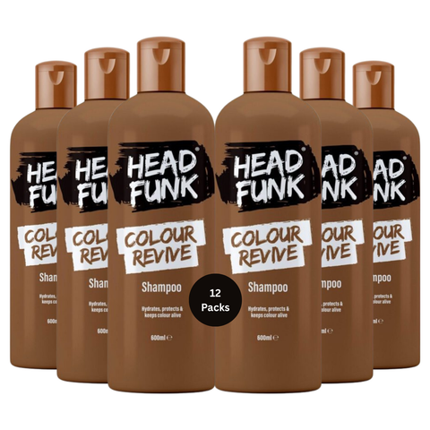 HEAD FUNK Shampoo Colour Revive 600ml, Colour Protect Shampoo for Coloured Hair, Colour Enhancing Hair Cleanser, Fade Protection, Moisturising Formula, Salon Hair Care for Vibrant Shine