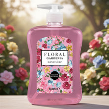Floral 4 Hand Soap Bundle Gift Set 650ml Each, Orchid Gardenia Jasmine Magnolia Scented Liquid Hand Wash, Moisturising Hand Soap for Bathroom Kitchen, Floral Fragrance