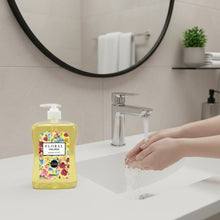 Floral Hand Soap 650ml, Orchid Gardenia Jasmine Magnolia Scented Liquid Hand Wash, Moisturising Handwash, Luxury Bathroom Kitchen Soap, Fresh Floral Fragrance