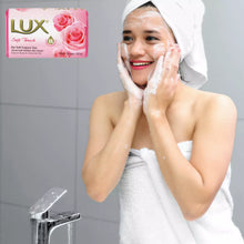 LUX 5 Soaps Bundle 80g Each Beauty Soap Gift Set Magical Spell Aqua Sparkle Soft Touch Velvet Touch Bright Impress Moisturising Bar Soap Floral Fragrance Skin Cleansing Bath Soap Pack of 5