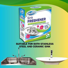 Duzzit Sink Freshener – Powerful Drain Odor Eliminator Sachets (30g) | Easy-to-Use Stainless Steel & Ceramic Sink Deodorizer | Removes Bad Smells Instantly | Long-Lasting Freshness for Kitchen & Bathroom