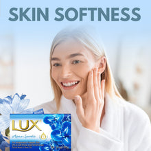 LUX 5 Soaps Bundle 80g Each Beauty Soap Gift Set Magical Spell Aqua Sparkle Soft Touch Velvet Touch Bright Impress Moisturising Bar Soap Floral Fragrance Skin Cleansing Bath Soap Pack of 5