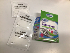 Duzzit Sink Freshener – Powerful Drain Odor Eliminator Sachets (30g) | Easy-to-Use Stainless Steel & Ceramic Sink Deodorizer | Removes Bad Smells Instantly | Long-Lasting Freshness for Kitchen & Bathroom