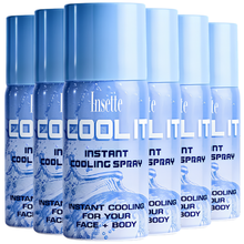 Insette Cool It Instant Cooling Spray 45ml Fast Cooling Body Spray Heat Relief Refreshing Skin Mist Summer Travel Festival Sports Gym Outdoor Cooling Spray Pocket Size Instant Chill Personal Care