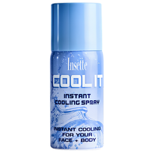 Insette Cool It Instant Cooling Spray 45ml Fast Cooling Body Spray Heat Relief Refreshing Skin Mist Summer Travel Festival Sports Gym Outdoor Cooling Spray Pocket Size Instant Chill Personal Care