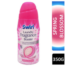 SWIRL Laundry Booster Bundle Gift Set 4 x 350g, In Wash Fragrance Booster Granules, Long Lasting Fabric Perfume, Calming Infusion, Fresh Linen, Lavender Bouquet, Spring Blossom, Laundry Freshener