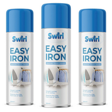 Swirl Easy Iron Spray 300ml – Wrinkle Release & Fabric Relaxer – Quick-Dry, Non-Toxic, Travel-Friendly – Instant Smoothing for Clothes, Curtains & Linens – Safe for All Fabrics