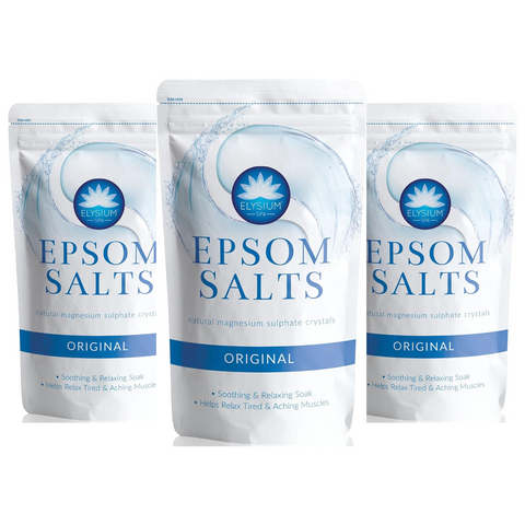 Elysium Spa Epsom Salts Original 450g – Pure Magnesium Sulfate for Relaxation, Muscle Recovery & Detox – Luxury Bath Salts for Stress Relief & Better Sleep