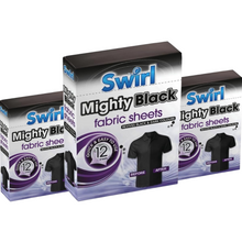 Swirl Mighty Black Fabric 12 Sheets – Premium Quality, High-Performance Fabric for Crafts, Quilting & Sewing – Durable & Soft Material – DIY Projects & Home Decor