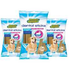 Munch & Crunch Dental Sticks Dog Treats – Tasty Chew for Healthy Teeth & Gums, Teeth Protection, No Added Sugar, Natural Ingredients, 7 Pack Great for Small & Medium Dogs
