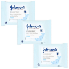 Johnson's Face Wipes – Moisturising Makeup Remover Wipes for Sensitive, Soft & Glowing Skin