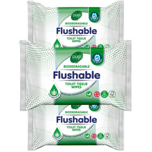 Pure Flushable 40 Toilet Tissue Wipes – Unscented, Biodegradable & Septic-Safe for Sensitive Skin – Gentle, Moist & Strong Wet Wipes for Adults & Babies – Eco-Friendly, Plant-Based & Chlorine-Free