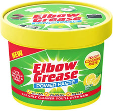 Elbow Grease All-Purpose Cleaning Power Paste – Heavy-Duty Degreaser & Tough Stain Remover for Kitchen, Bathroom, Oven, Grill & More – Lemon Fresh Scent, 350g – Non-Toxic & Effective
