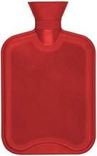 Hearth & Home Hot Water Bottle – Premium 2 Litre Full Body Pain Relief – High-Quality Ribbed Design for Warmth & Comfort – Durable & Leak-Proof Red
