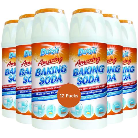 DUZZIT Baking Soda Powder 500g Bottle, Multi Purpose Household Cleaning Powder, Natural Deodoriser, Kitchen Cleaner, Fridge Freshener, Laundry Booster, Carpet Odour Remover, Baking & Home Care Essential