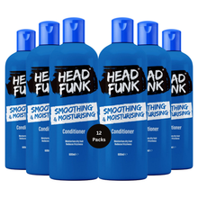 HEAD FUNK Smooth & Moist Conditioner 600ml, Moisturising Hair Conditioner for Dry & Frizzy Hair, Deep Hydration Formula, Soft Smooth Manageable Hair Care, Daily Nourishing Conditioner